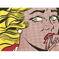 Roy lichtenstein american 19231997 crying girl 1963 offset lithograph in colors mailer 17 x 22 78 sheet publisher leo castelli gallery new york literature corlett ll1 proven