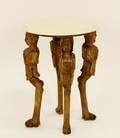 Carved Wood Harpies Table
