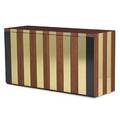 Paul evans 1931  1987 directional cityscape cabinet 600 series usa 1970s rosewood brass laminate unmarked 32 12 x 60 x 20