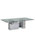 Paul evans 1931  1987 directional cityscape dining table pe 631 usa 1970s chromed steel glass unmarked 29