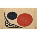 After alexander calder 18981976 bon art maguey fiber wall hanging moon nicaragua 1975 embroidered ca 75 2100 cloth tag 48 12 x 610 12