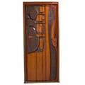 Federico armijo b 1946 door and jamb albuquerque nm 1970s carved and sculpted teak unmarked overall 86 x 38 x 5 12 provenance original owners complete with an affidavit signed by the