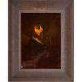 Sturgis laurence 1870  1961 rookwood standard glazed portrait plaque cincinnati oh 1898 framed flame markx234x signature and date to front plaque only 16 x 12 provenance sold by t