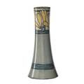 Marie de hoa leblanc 1874  1954 newcomb college tall early vase with yellow freesia new orleans la 1904 ncqjmss57mhleb 10 x 4 14