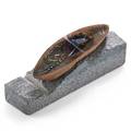 Bertil vallien b 1938 kosta boda sculpture stranded sweden cast glass granite etched b vallien kosta boda 8 305860272 5 12 x 15 34 x 4