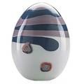 Lino tagliapietra b 1934 marina angelin effetre internationale egg murano 1983 lattimo and a fasce glass murrine inserts etched l tagliapietra angelin artist proof 1983 8 12 x 6