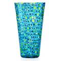 Gianni versace 1946  1997 venini murrine glass vase murano italy 2001 etched versace venini 2001 original venini decal label 10 12 x 6
