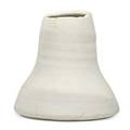 Robert turner 1913  2005 glazed stoneware shore vessel white deadmatte glaze alfred ny ca 1990 signed turner 8 x 7 34