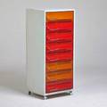 Rougier tall dresser canada 1970s acrylic laminate chromed steel unmarked 50 x 21 12 x 20