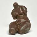 Female nude sculpture 20th c terracotta incised dorothy park workshop  illegible 9 18 x 7 x 8