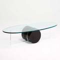 Vladimir kagan vladimir kagan designs inc coffee table new york 1970s glass lucite enameled wood unmarked 14 x 59 12 x 24