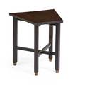 Edward wormley dunbar side table berne in 1960s mahogany laminated wood brass brass label 22 14 x 19 x 20