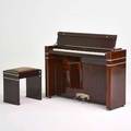 Eavestaff wh barnes ltd art deco minipiano and matching stool london ca 1930s rosewood chromed steel and shagreen marked piano closed 34 12 x 51 x 16 14 stool 21 x 20 x 14