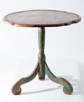 A Early 18th C Italian Tilt Top Table