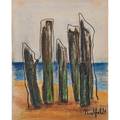 Bjo norfeldt swedishamerican 18781955 pastel and ink on paper provincetown signed and titled 10 78 x 8 58 sheet