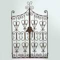 Style of samuel yellin pair of wrought iron gates california 1930s unmarked each 74 x 24 12
