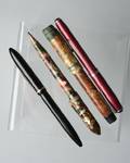 Four Fountain Pens One is Esterbrock Two are Parker