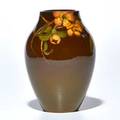 Adeliza drake sehon rookwood standard glaze vase decorated with dogwood flowers cincinnati oh 1902 flame markii604eartists cipher 6 x 4 dia