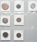 Seven Russian Coins Ranging in age 18611917