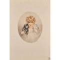 Louis icart french 18881950 etching on paper dear friends 1929 signed 22 12 x 15 sheet