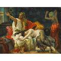 Marie rodigue french 1920th c oil on canvas of an orientalist scene with figures in deshabille late 19th c gilt frame signed 9 34 x 13 provenance estate of a private collector new yo