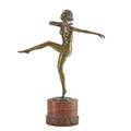 Franz fiedler austrian 18851956 figure of a dancer 1931 signed 15 provenance estate of a private collector new york