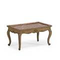 Louis xv style marble top low table cabriole legs 19th20th c 18 x 34 12 x 20 12