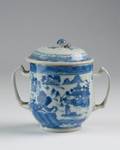 A 19 C Nanking Lidded Sugar Bowl