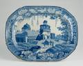 A Mid19th C Ironstone Transferware Platter