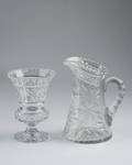 Two Pieces of American Brilliant Period Cut Glass