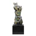 Marcello fantoni b 1915 glazed earthenware figural sculpture florence italy 1955 signed and dated 25 12 x 13 height on base 34 12
