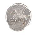 Ancient corinth ar stater coinobverse pegasus reverse athena astragalus ngc ch xf strike 55 surface 45 4th c bc