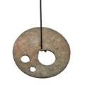 Harry bertoia 1915  1978 suspended sound gong hbb220 pennsylvania 1970s hammered and pierced silicone bronze 5 dia complete with certificate of authenticity from val bertoia