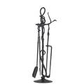 Albert paley b 1944 threepiece fire tool set rochester ny 1996 forged and fabricated steel stamped copyright albert paley 1996 stand 46 12 x 12