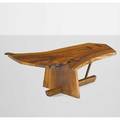 George nakashima 1905  1990 nakashima studios minguren coffee table new hope pa 1975 english walnut rosewood signed with client name 17 x 51 12 x 40 12 provenance available copy of