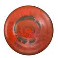 Otto natzler 1908  2007 gertrud natzler 1908  1971 plate flame red glaze los angeles ca signed natzler 1 12 x 8