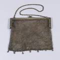 A German Silver Chainlink Purse