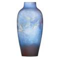 Edward t hurley 1869  1950 rookwood monumental specialorder iris glaze vase with egrets cincinnati oh 1903 flame markiiis1611a and artist signature 19 x 9