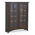 Harvey ellis 1852  1904 gustav stickley doubledoor bookcase eastwood ny ca 1904 red decal 58 x 48 x 14