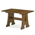 L  jg stickley trestle table fayetteville ny ca 1905 handcraft decal 29 x 48 x 32