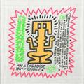 Keith haring american 19581990 two works of art paradise garage birthday invitation handkerchief 1984 screenprint in colors on mans linen handkerchief framed 12 58 x 12 58 sight sec