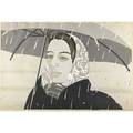 Alex katz american b 1927 gray umbrella 1979 lithograph in colors framed signed and numbered ap 225 20 12 x 30 14 sheet publisher ghj graphics inc new york literature nichola