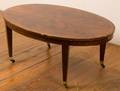 Baker Furniture Mahogany Oval Coffee Table