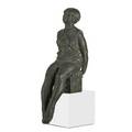 Nat neujean belgian b 1923 untitled seated female 1967 bronze signed dated and numbered 16 28 high provenance private collection new jersey