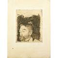 Paul gauguin french 18481903 portrait of stephen mallarme 1891 drypoint on laid paper numbered 4279 printed before the plate was cancelled 7 14 x 5 34 plate 12 58 x 9 14 sheet