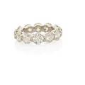 Diamond  platinum eternity band