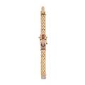Retro ruby diamond  gold flip watch bracelet