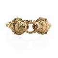 Van cleef  arpels 14k gold lion mask bracelet