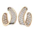 Bellarri diamond bicolor gold earrings