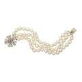 Marianne ostier pearl  diamond bracelet